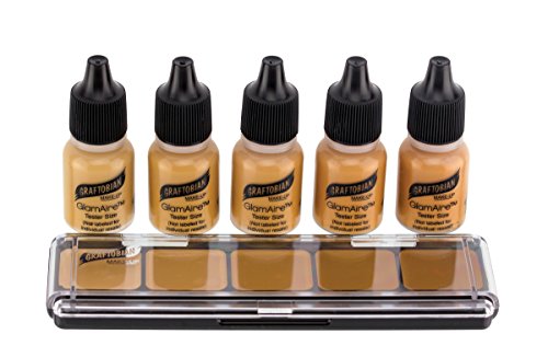 Graftobian HD Sampler Pack - Creme and Airbrush Foundation (Warm #2)