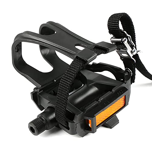 Pédales de vélo faciles à utiliser avec clip d'orteils pour éviter les glissements - 3