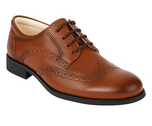 Chaussures habillées Brogue en Simili Cuir Verni pour garçons à Lacets Chaussures de Mariage...