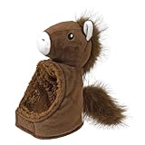 IDOG&ICAT 干支のかぶりもの お馬さんスヌード アイドッグSブラウン