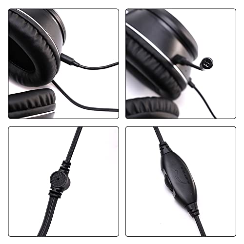 QOTSTEOS Cuffie con orecchie da gatto, leggere