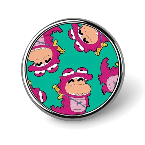 バッジ 円形 クレヨンしんちゃん 徽章 ピンバッジ 胸章 ブローチ おしゃれ ボタンバッジ バッグ飾 かわいい アクセサリー 工芸品 男女兼用 プレゼント 25mm