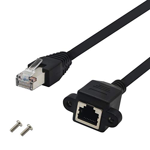 Conector Extensor RJ45 Panel FTP Cat 6 60 cm miniatura 2