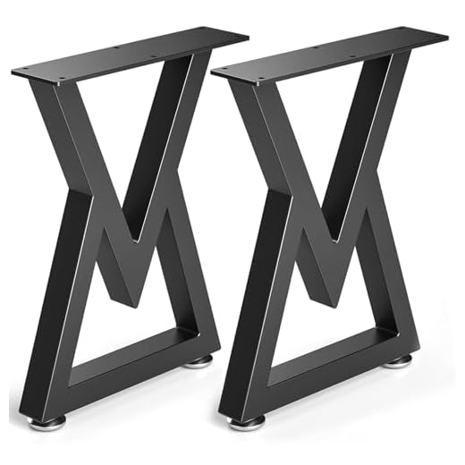 V-Type Metal Coffee Table Legs Set