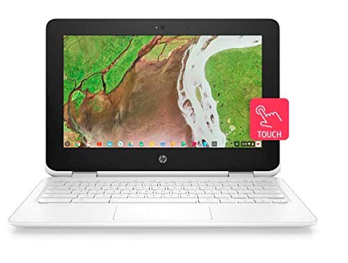 Image of HP 2-in-1 Business Chromebook 11.6in HD IPS Touchscreen, Intel Celeron N3350 Processor, 4GB Ram 32GB SSD, Intel HD Graphics, WiFi, Webcam, Google Chrome OS-White (Renewed)