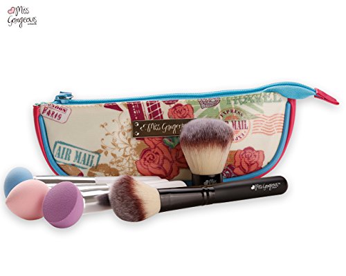 Miss Gorgeous - Juego de herramientas de maquillaje (6 unidades)