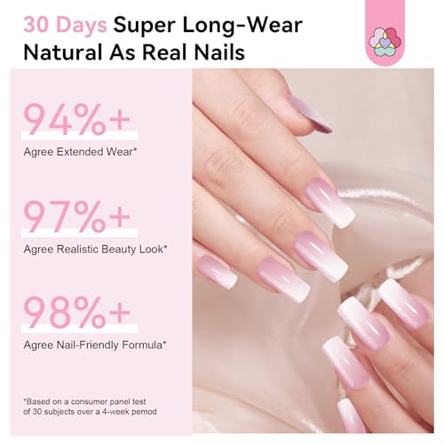 Image of SAVILAND Gel Nail X Kit: 4X Soft Tips with Drill, 256 Ombre Full Cover Nails Tips, Castor Oil Glue, LED Lamp & Portable Drill for Home Manicure