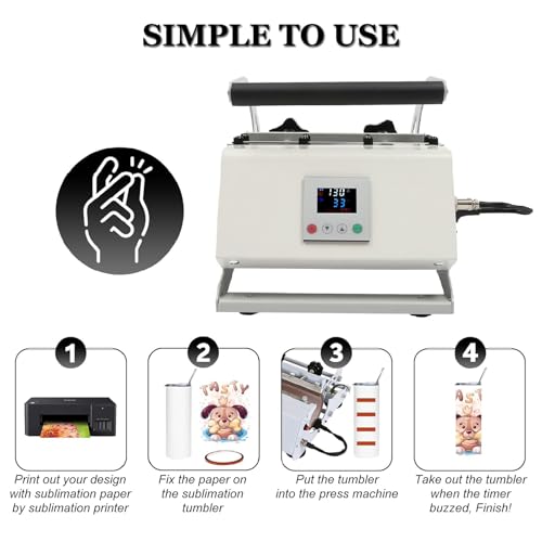 Sublimadora para Tazas de 30 OZ con Pantalla Táctil miniatura 3