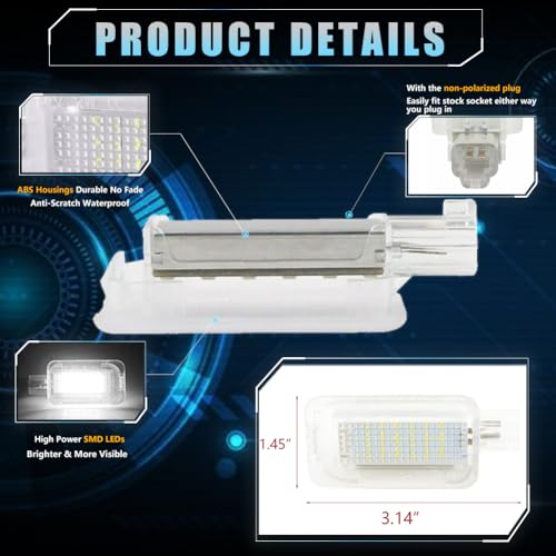 Lámpara LED para área de carga trasera para Honda Accord 2003-2022 miniatura 5
