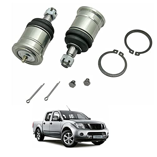 Extended Pair Lift Upper Ball Joints Left & Right Compatible With Nissan Navara Frontier D40 4WD Model 2005-2014