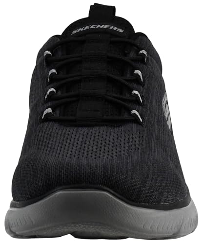 Image of Skechers Men's Summits Louvin Sneaker | Casual, Memory Foam, Machine Washable, Bungee Slip-On