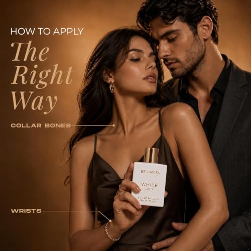 Bella Vita Luxury White Oud | Long Lasting Unisex EDP 100ml | with Orange, Patchouli, Musk | Fruity Premium Fragrance Perfume | Great for Everyday Use - view 3