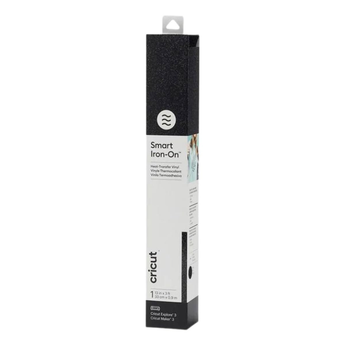 Cricut Smart Iron-On Glitter Black 21x48cm