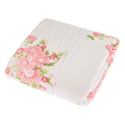 HOMESCAPES 100% Cotton Cream Hand Towel Cover