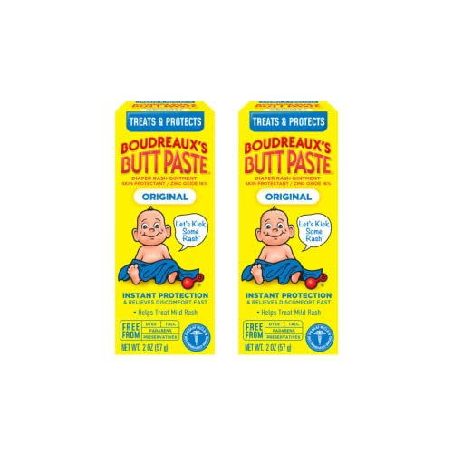 Image of Boudreaux's Butt Paste Diaper Rash Ointment Original 2 oz (Pack of 2)