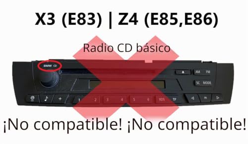 Interfaz Bluetooth BlueMusic conector cambiador de CD 3+6 de BMW E46 E39 E38 X5 X3 Z4 3