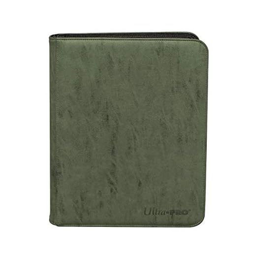 Suede Collection Zippered 9-Pocket Premium PRO-Binder - Emerald