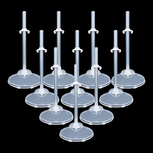 Kesheng 10pcs Stands Transparents Support pour Poupée Dolls