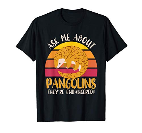 Pangolin Design me pose des questions sur les pangolins dans T-Shirt