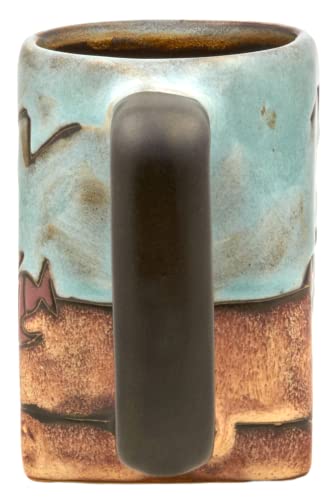 Mug de cerámica negra 12 oz miniatura 4