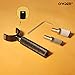 OWDEN Professional Leather tool, Leather Swivel knife with 2 sizes blade, This size “M” (handle diameter : 11.5 mm),Adjustable handle height. (M)