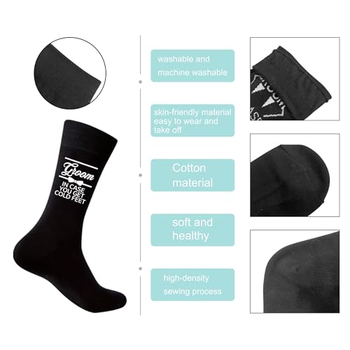 PartyGifts&beyond Bachelor Party Favors Groomsmen proposal Gifts Socks Soft and Cozy Groom Squad Socks3