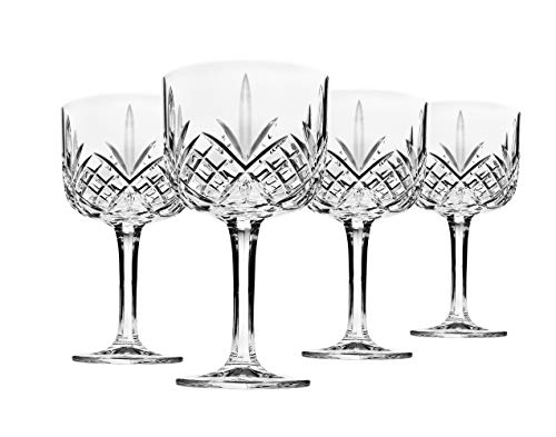 Godinger Gin Copo de coquetel para coquetel – Coleção Dublin, conjunto com 4
