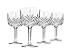 Godinger Gin Cocktail Coupe Goblet Glass - Dublin Collection, Set of 4