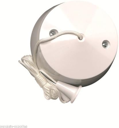 10 AMP X Rated 1 Way White Ceiling Pull Cord Light Switch LG1730