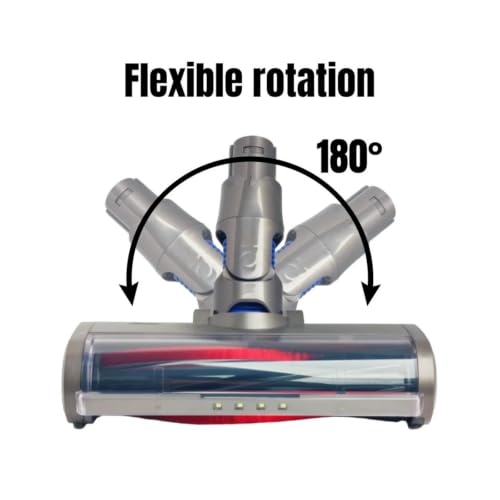 Détection poussière Dyson V6 DC62 grâce à la tête LED blanche active - 7