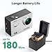 AKASO EK7000 4K30FPS 20MP WiFi Action Camera with EIS Ultra HD 131FT Waterproof Underwater Camera Remote Control 4X Zoom Support External Microphone