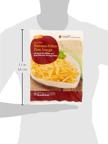 tegut... Backofen Pommes Frites Fine Longs, 1 x 750g (Tiefgefroren)