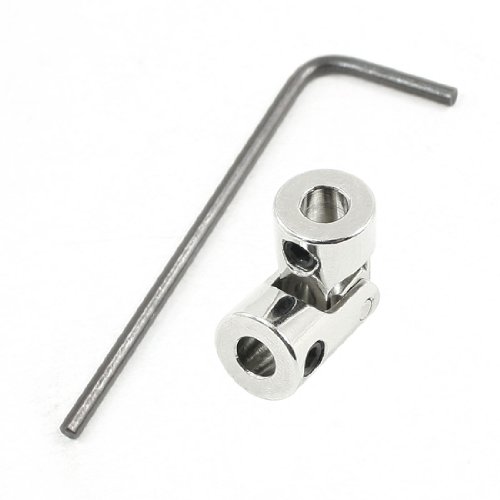 Aexit Airplane Model Electrical equipment Rotatable 4mm to 4mm Universal Joint w Connector Shaft