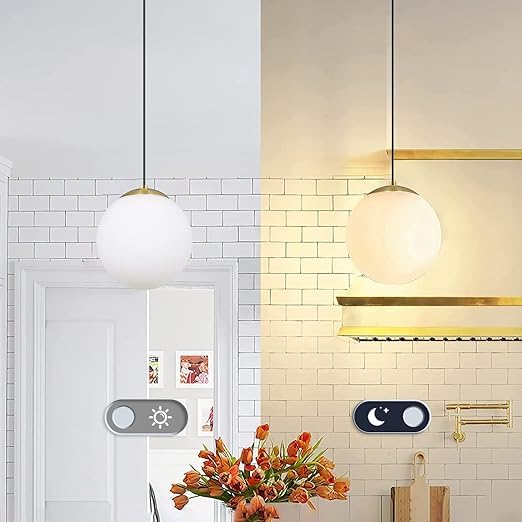 Image of SANA Interior Lights Celeste Glow Pendant Light,Globe, White Shade with Gold Finish, Contemporary Mid Century Adjustable Hanging Light Fixture for Living Room Bedroom Bathroom Kitchen (Black Wire)