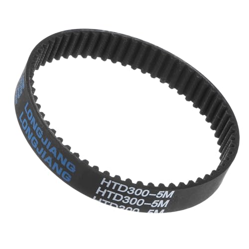 Kozelo HTD5M Rubber Timing Belts - [ 15mm Width x 300mm Pitch Length] Closed Loop Industrial Timing Belts Fit for 3D Printers, 60 Teeth