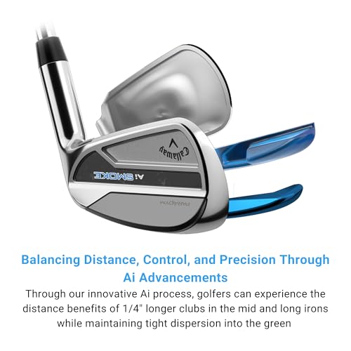 Callaway Golf Paradym AI Smoke Iron Set (Right Hand, 4-PW,AW,SW, Graphite, Regular) by Callaway - Image 3