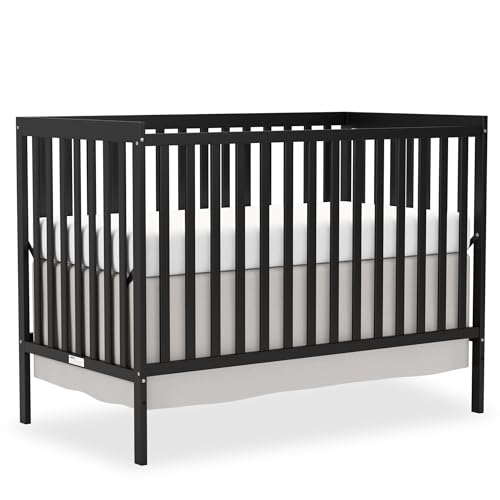 Goldzone 5-in-1 Convertible Baby Crib with Adjustable Base