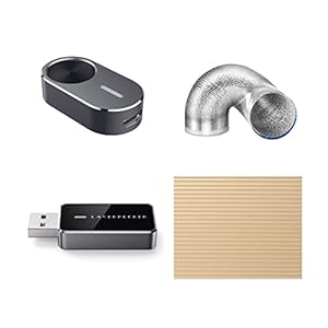 LaserPecker Accessoires voor L2 & L3, bluetooth-adapter + batch-bedrijfsmodule + uitlaatpijp + snijplaat, lasergraveermachine, accessoires, exclusief voor LaserPecker 2 & 3
