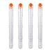 Hosim 12-Round Magazine,4 PCS Bullet Clips 12 Darts Quick Reload High Capacity Cartridge Replacement for Nerf Rival Magazine Apollo XV-700,Rival Zeue XV-1200,Atlas Gun (Transparent)
