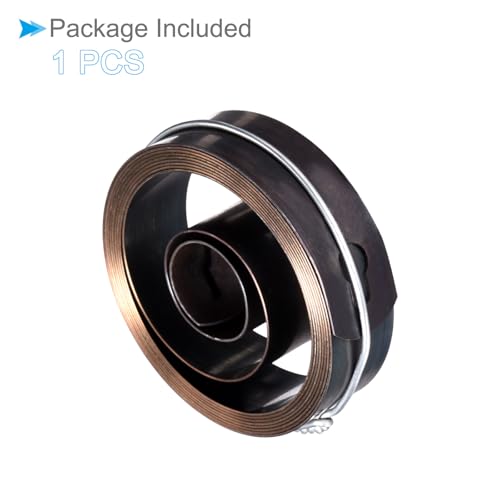 CoCud Mola de furadeira, 180 cm de comprimento 67 x 19 x 0,7 mm Montagem de mola de bobina de retorn