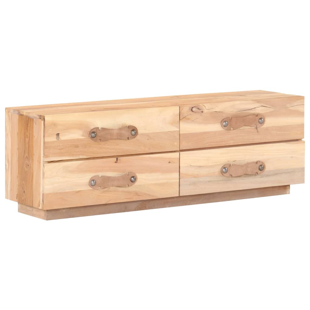 Meuble TV en bois massif recyclé au charme unique et finitions antiques