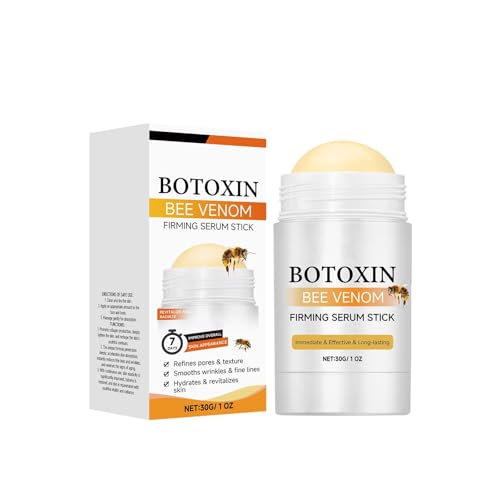 Suero reafirmante de veneno de abeja en barra, crema reafirmante y reductora de arrugas, crema reafirmante para la piel del cuerpo, tensa, amortigua y reafirma la piel