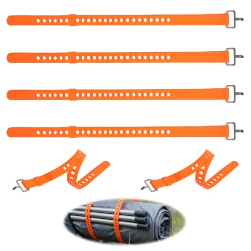Duty Rubber Straps 50cm with Buckle Quick Release 6 PCS Rubber Straps Bike Strap Securing Strap for Ski Water Pipe Outdoor Gear