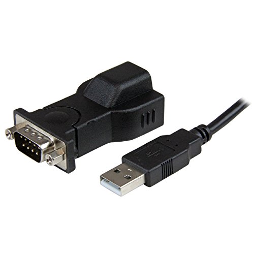 StarTech.com USB to Serial Adapter - Detachable 6 ft USB A-B Cable - Prolific PL-2303 - USB to RS232 Adapter Cable (ICUSB232D)