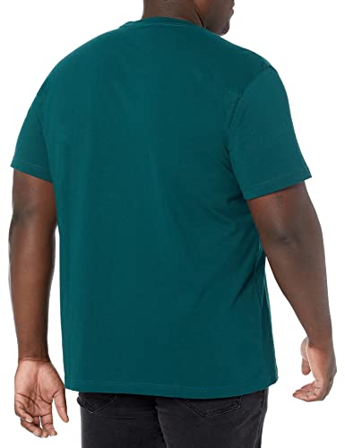Dickies Short Sleeve Tri-Color Logo Graphic T-Shirt, Forest, LT - image 2