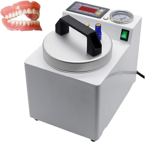 Hiedmeil Automatic 65W Dental Polymerization Machine with Digital Pressure Pot & Air Pump - Ideal for Denture Repair & Polymerization