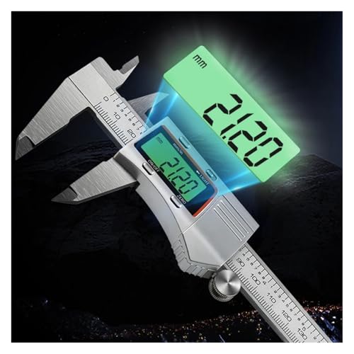 Vernier electrónico con pantalla LCD retroiluminada para mediciones precisas de 150mm 2