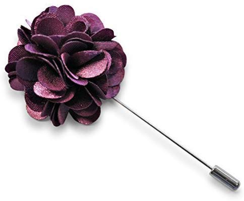 Frederick ThomasFloral Rose or Metal Coloured Lapel Pin Wedding Formal Business Accessories