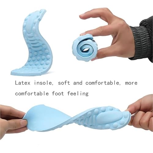 CLSQLXYJZC Men's Plus Size Beach Shoes, Men Leather Slip-On Soft-Soled Open Toe Arch Support Adjustable Breathable Sandals, Outdoor Two Uses Non-slip Work Summer, for Beach, Poolside, Camping2