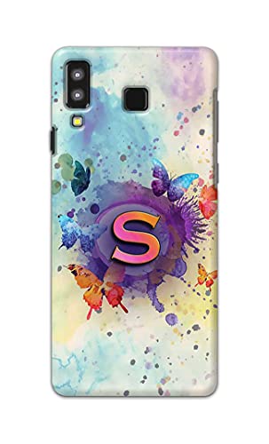 Image of PRINTFIDAA� Printed Hard Back Cover Case for Samsung Galaxy A8 Star Back Cover (Alphabet S) -2808